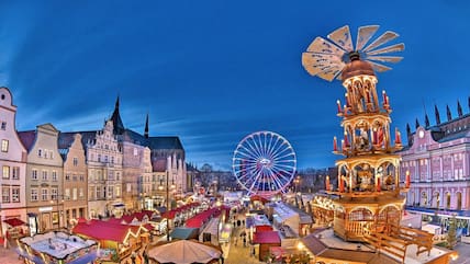 Der Weihnachtsmarkt in Rostock öffnet in diesem Jahr am 24. November.